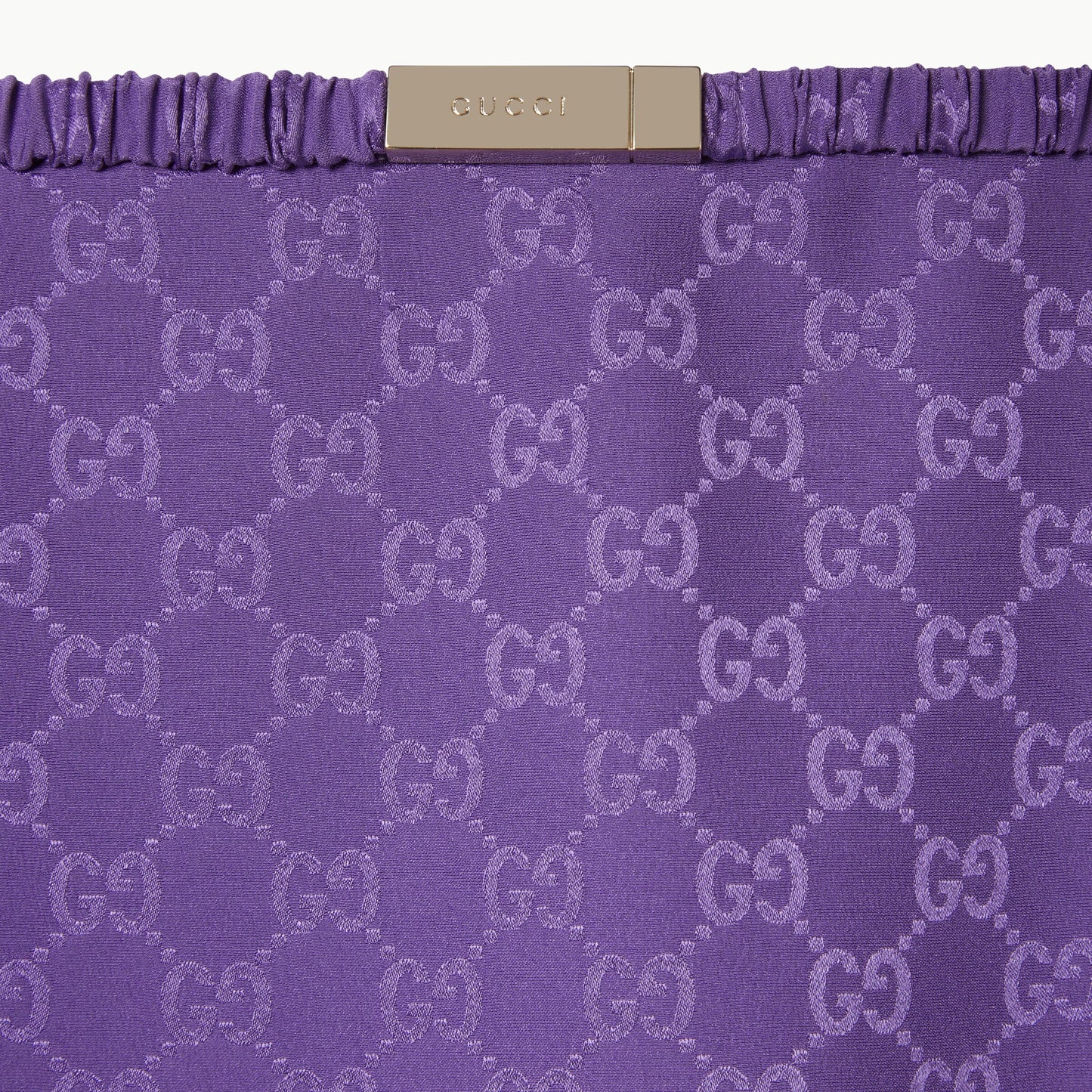 Jupe en jacquard de soie GG