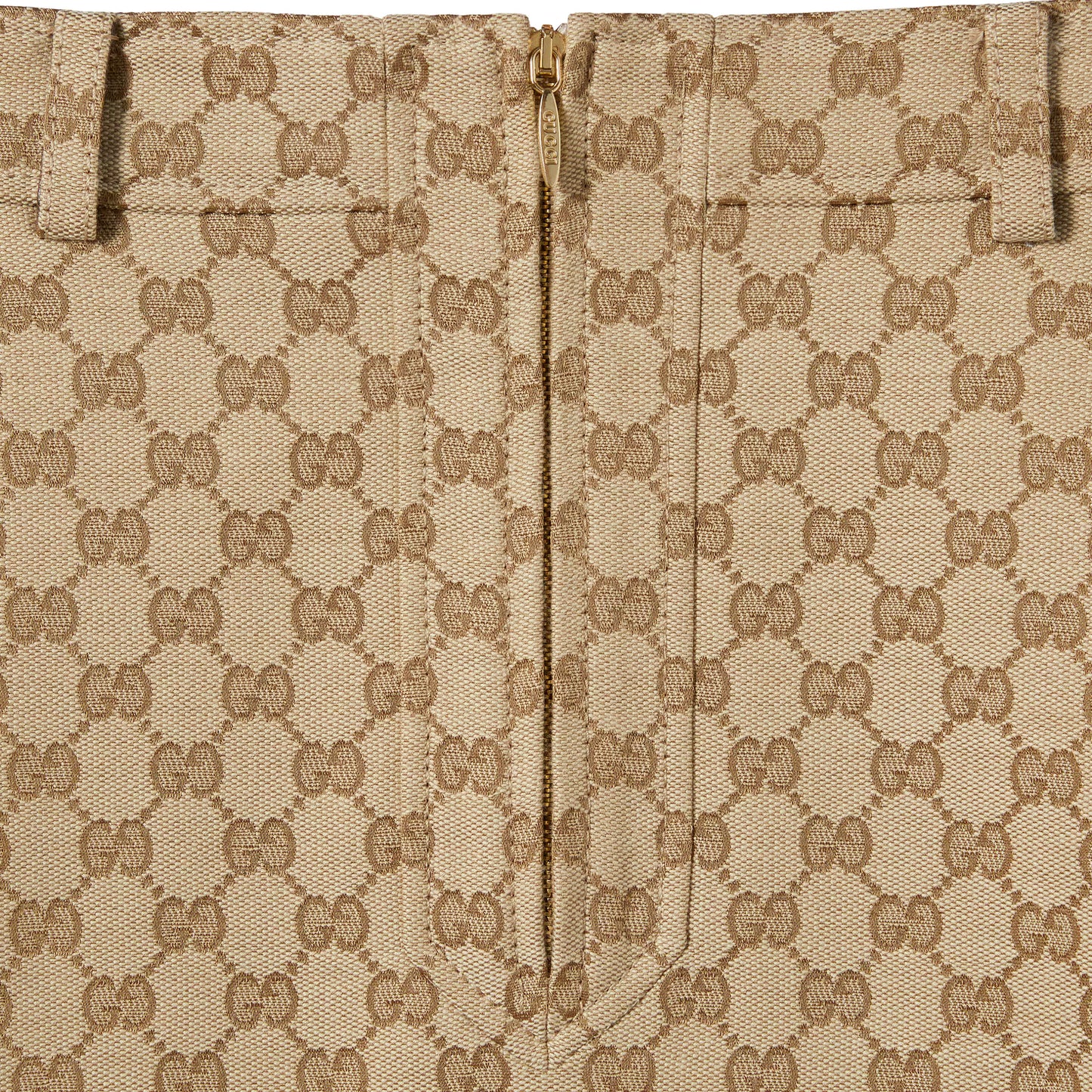 Jupe en toile de coton GG