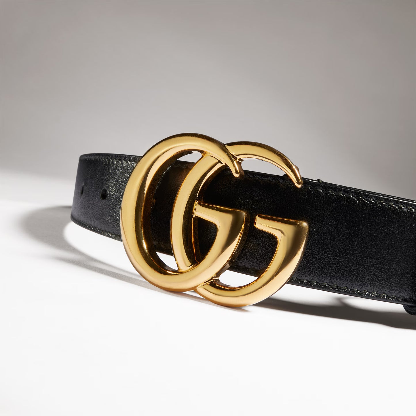 Ceinture GG Marmont avec boucle brillante