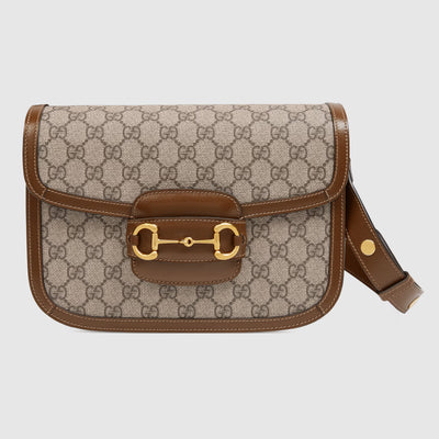 Mittelgroße Gucci Horsebit 1955 Schultertasche