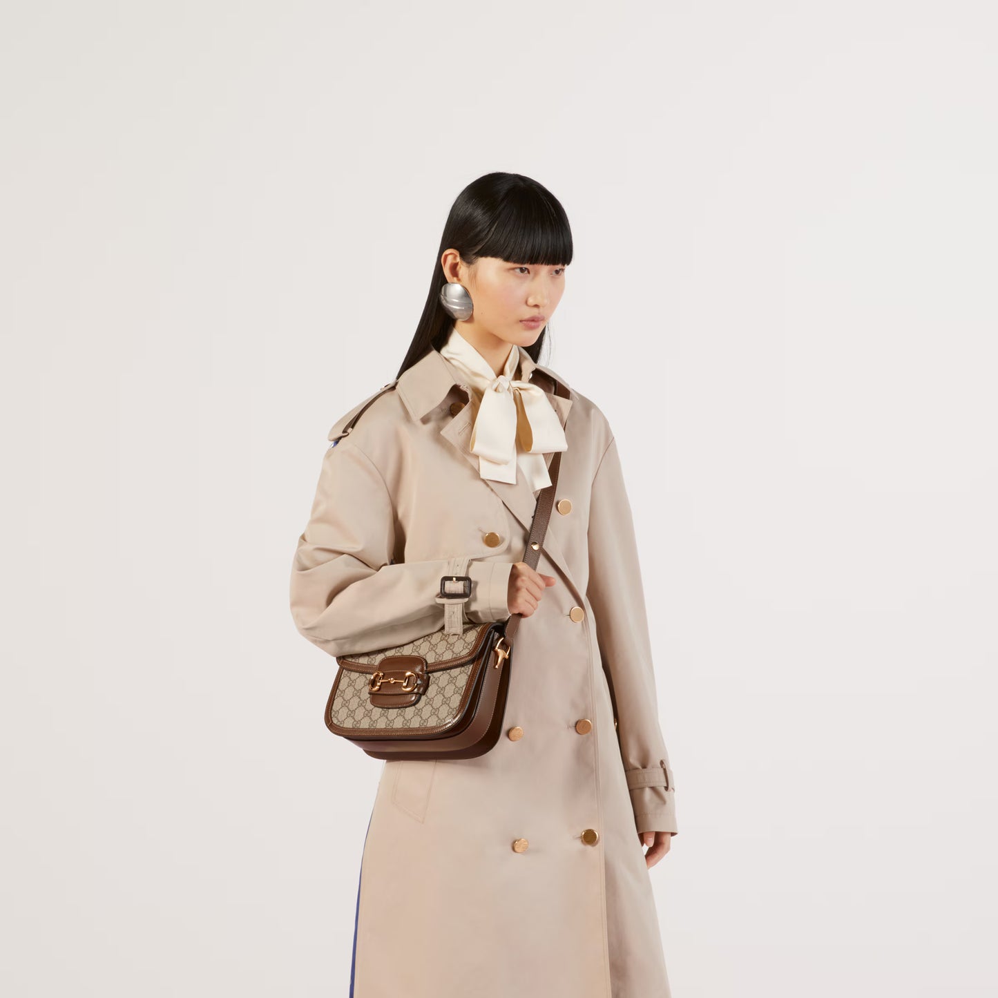 Sac à épaule Gucci Horsebit 1955 moyen format