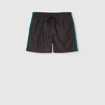 Short de bain en nylon à imprimé GG