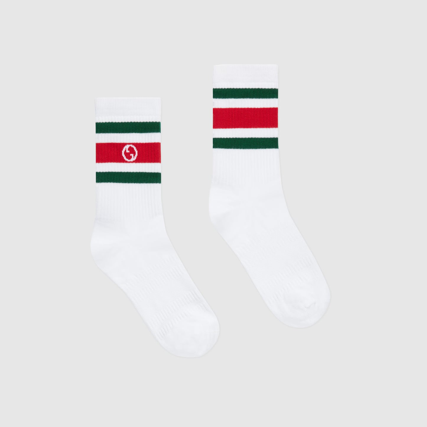 Chaussettes en coton à motif GG enlacés rond