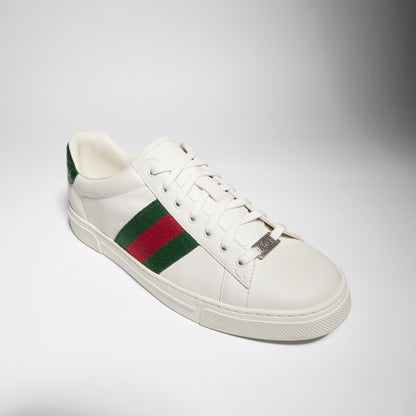Baskets Gucci Ace avec bande Web pour homme