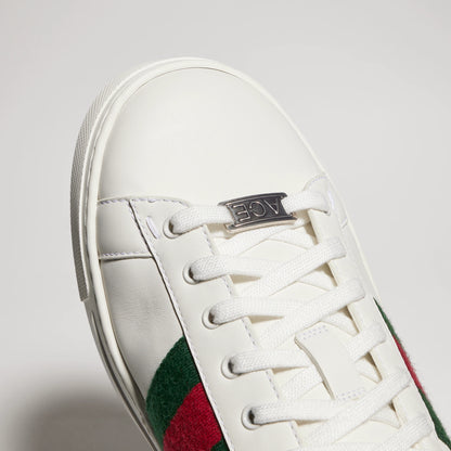 Baskets Gucci Ace avec bande Web pour homme
