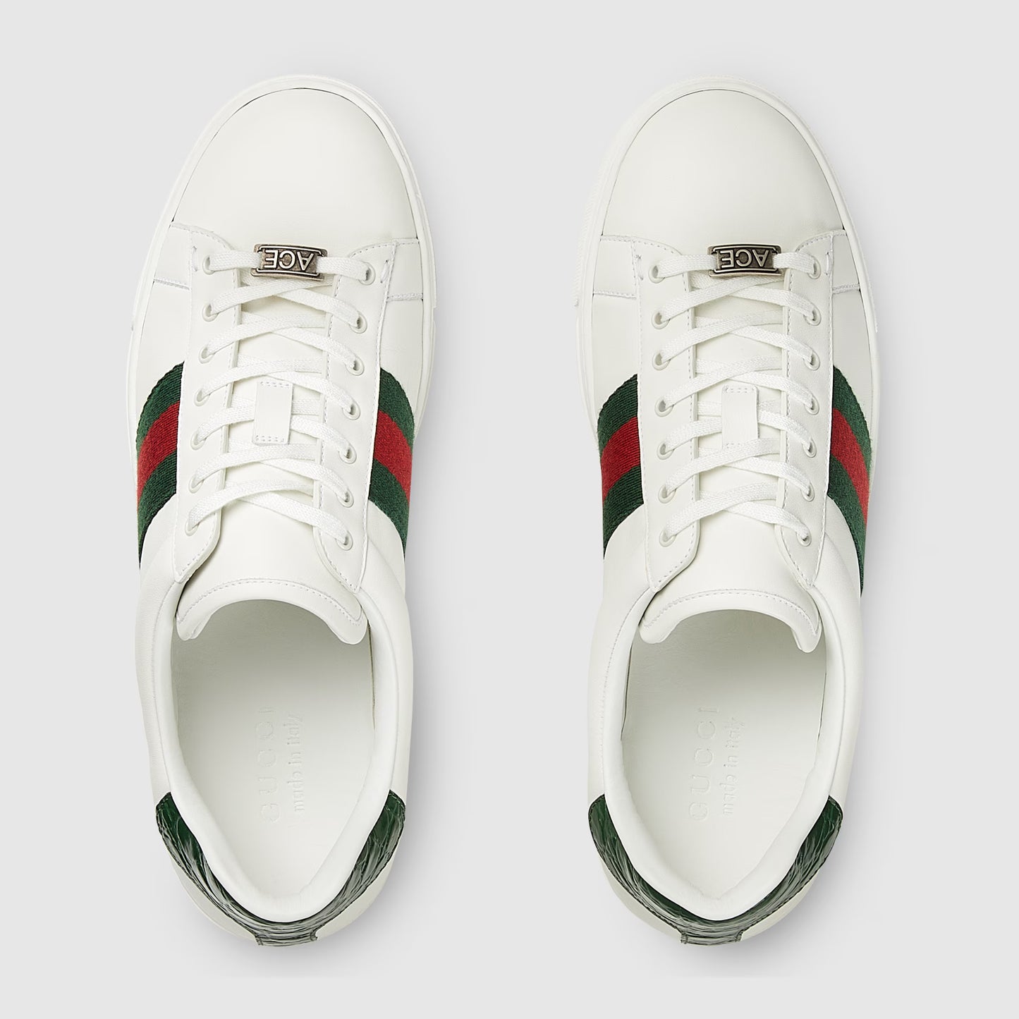 Baskets Gucci Ace avec bande Web pour homme