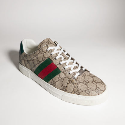 Baskets Gucci Ace avec bande Web pour homme