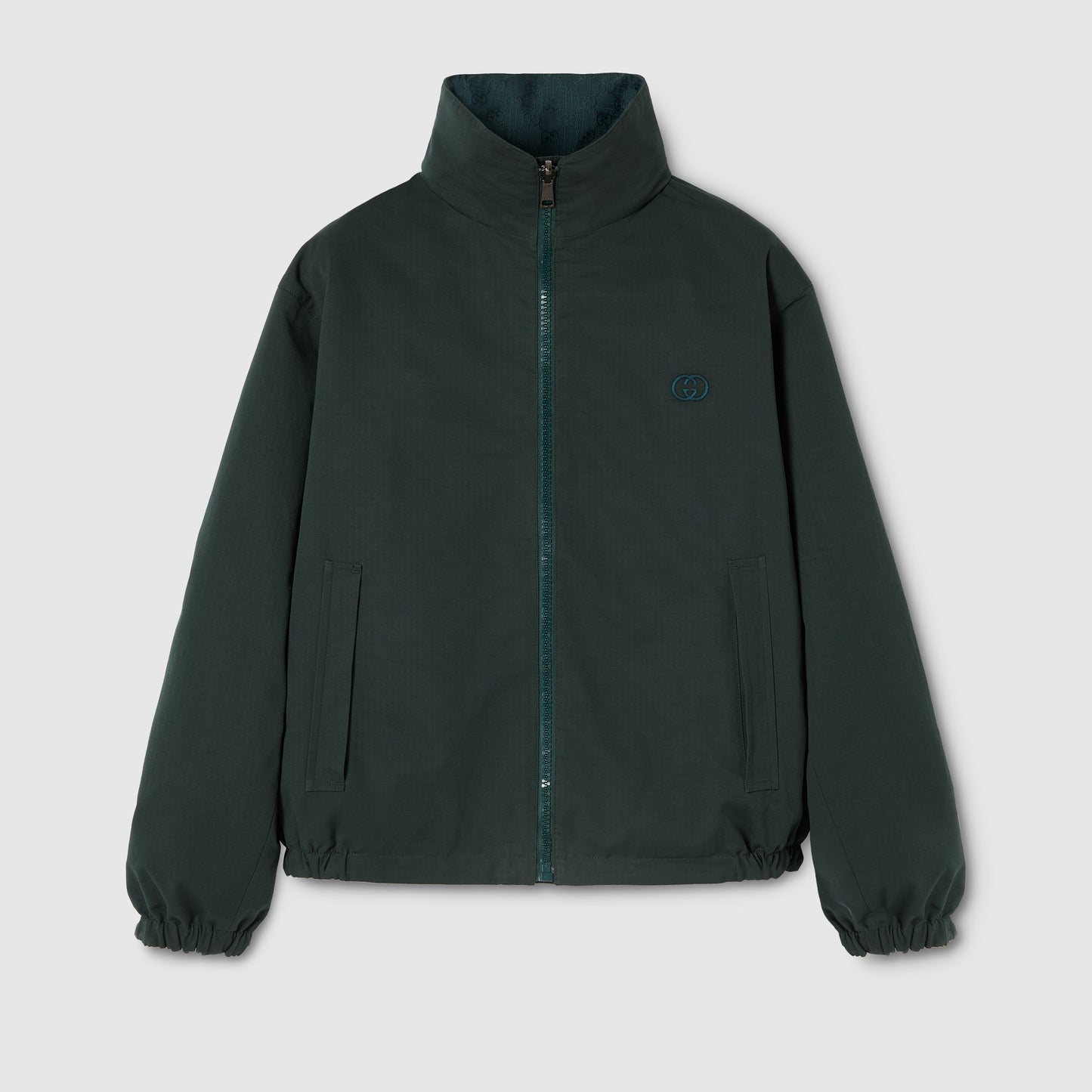 Veste zippée réversible en coton indéchirable GG