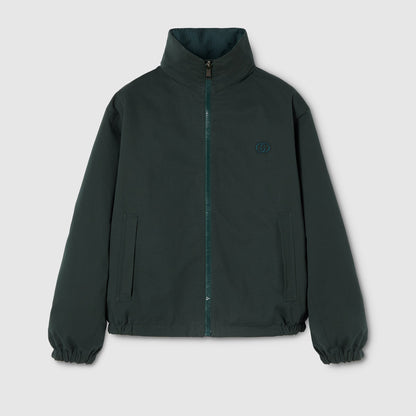 Veste zippée réversible en coton indéchirable GG