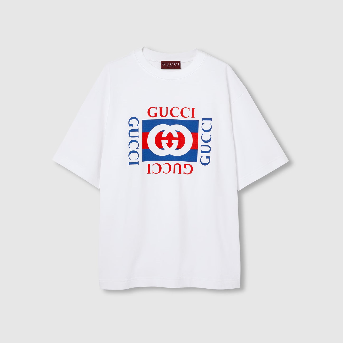 T-shirt en jersey de coton à imprimé Gucci