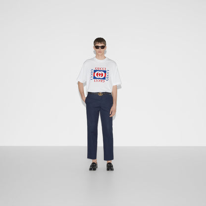 T-shirt en jersey de coton à imprimé Gucci