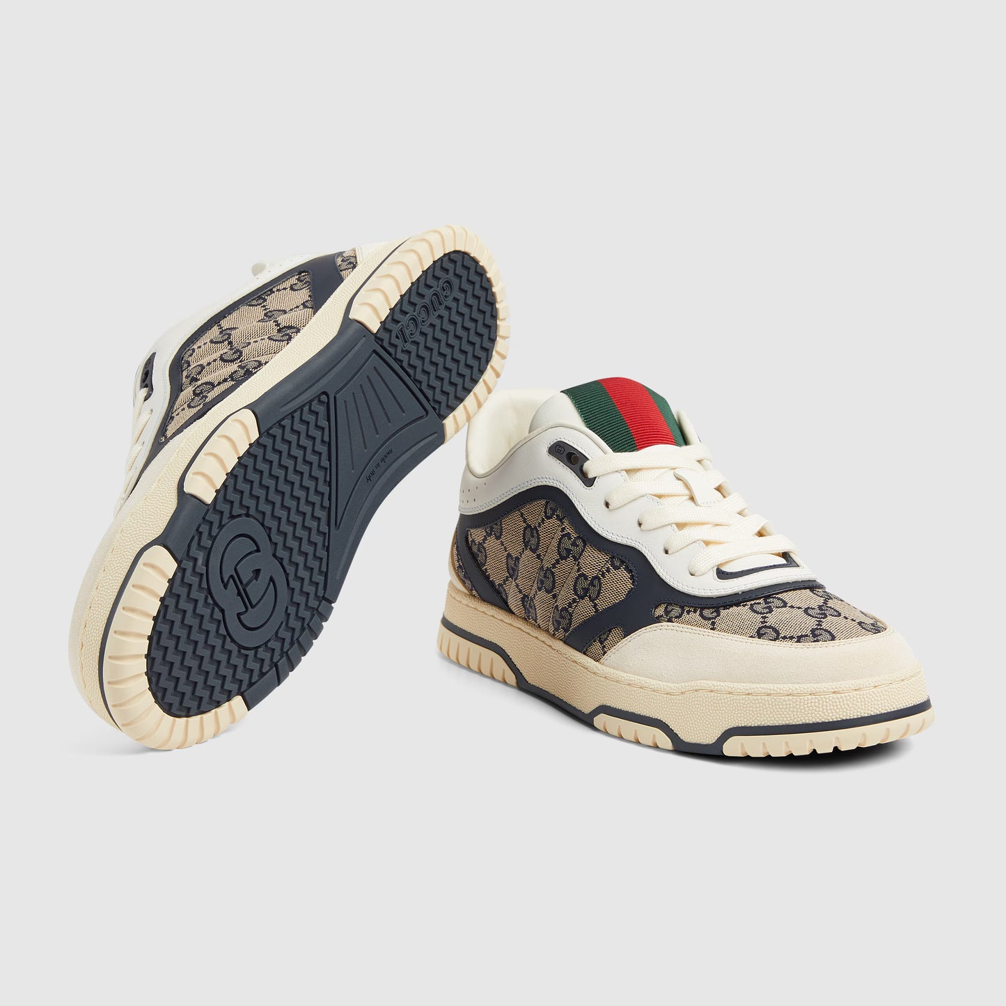 Baskets Gucci Re-Web pour homme