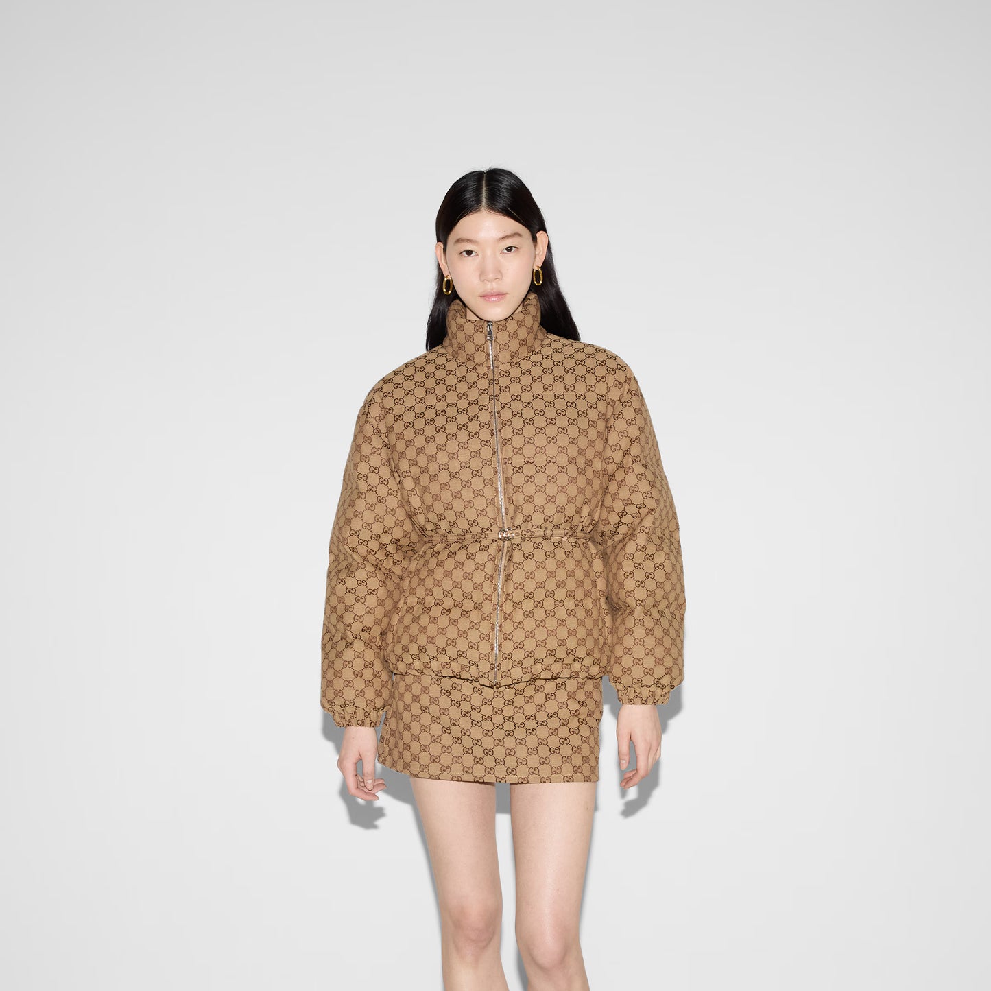 Blouson aviateur en toile GG