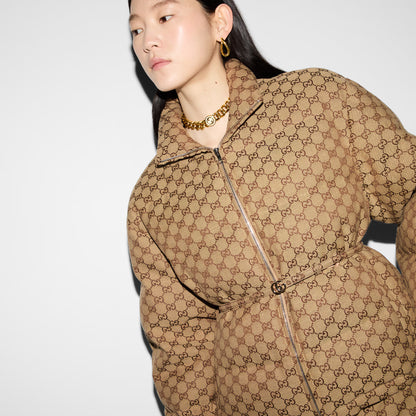 Blouson aviateur en toile GG