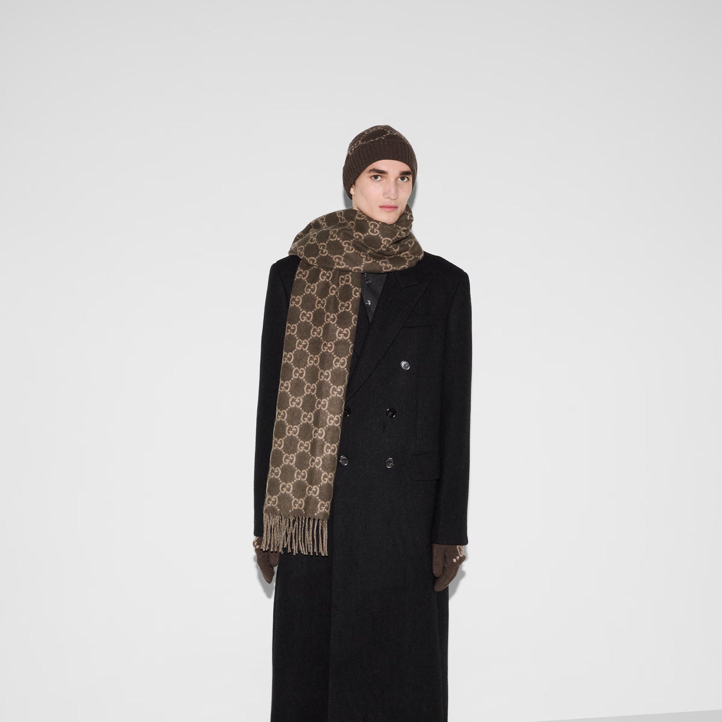 GG cashmere scarf