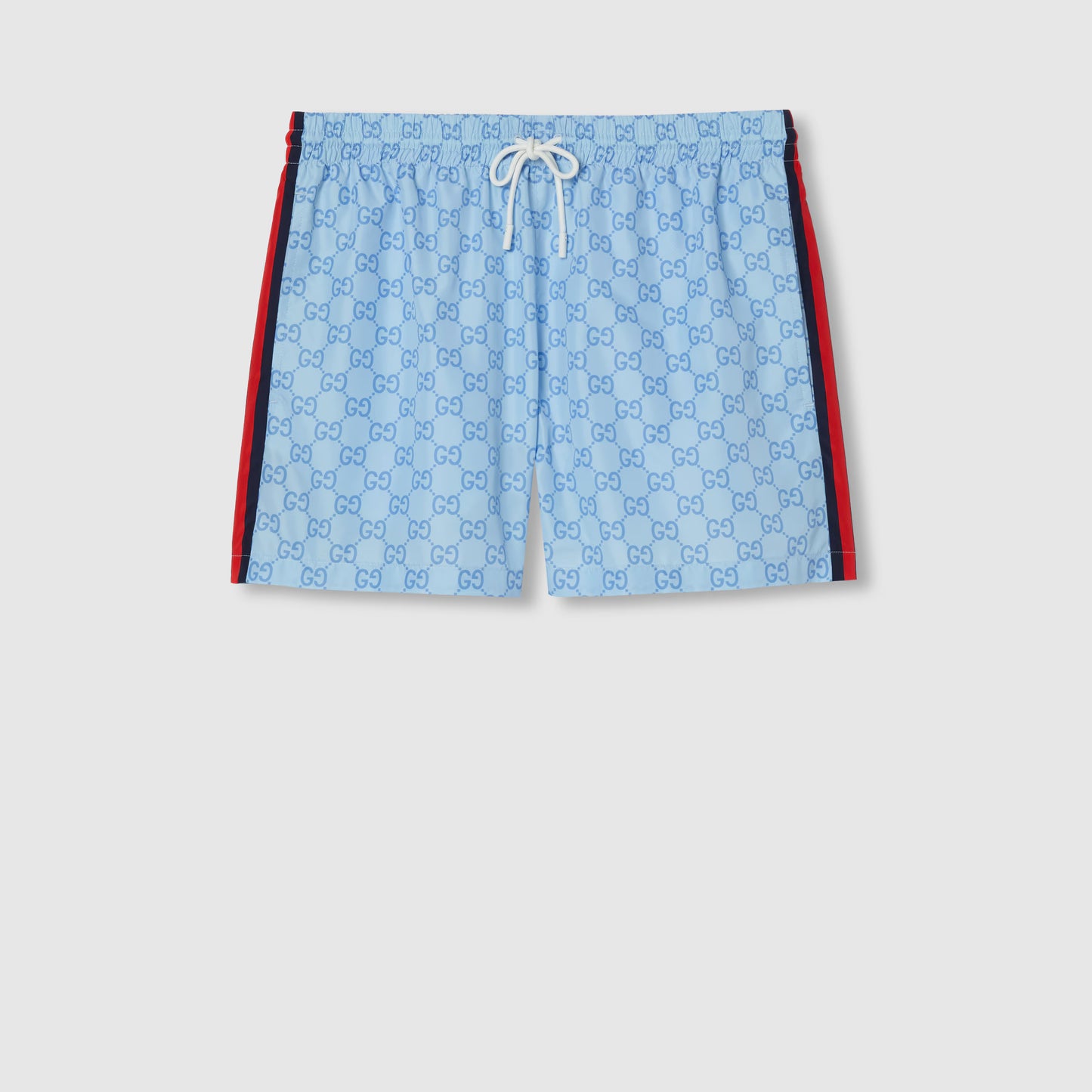 Short de bain technique en popeline imprimée