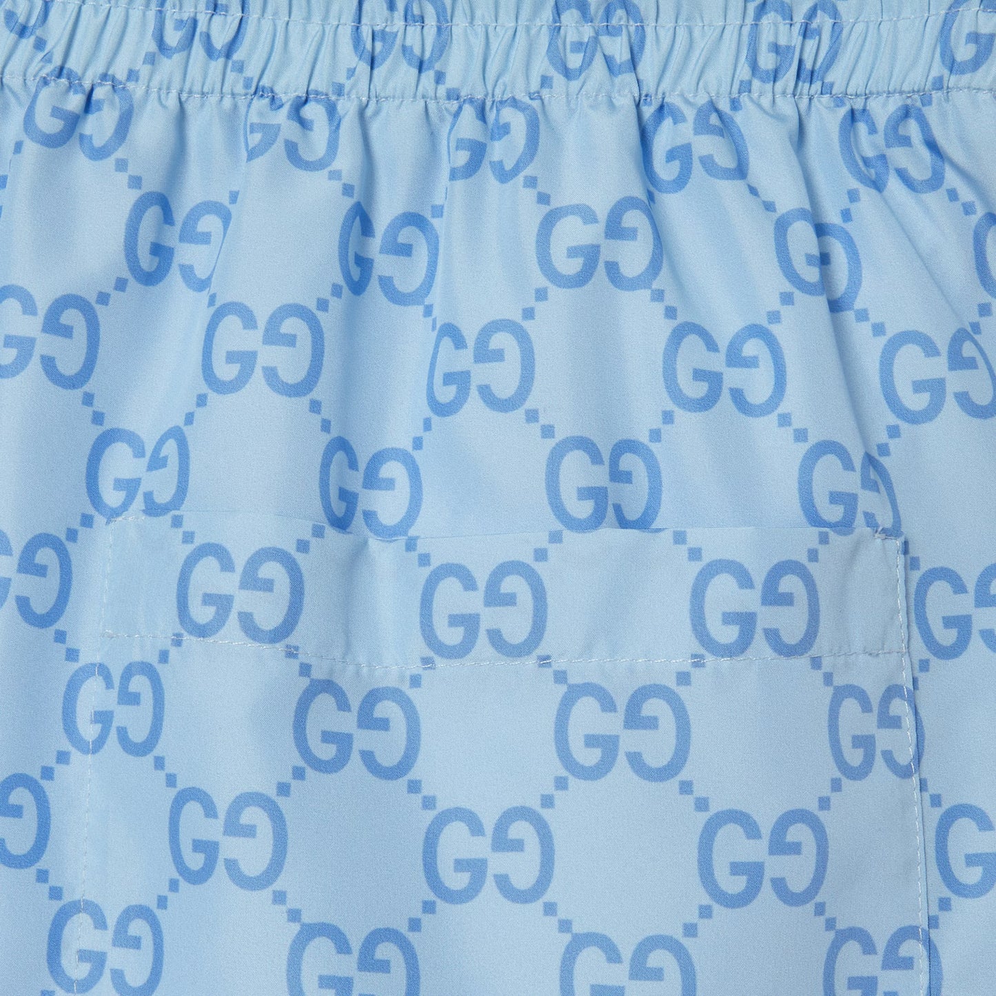 Short de bain technique en popeline imprimée