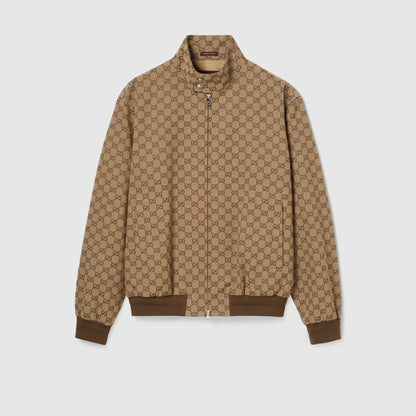 Blouson aviateur en toile GG