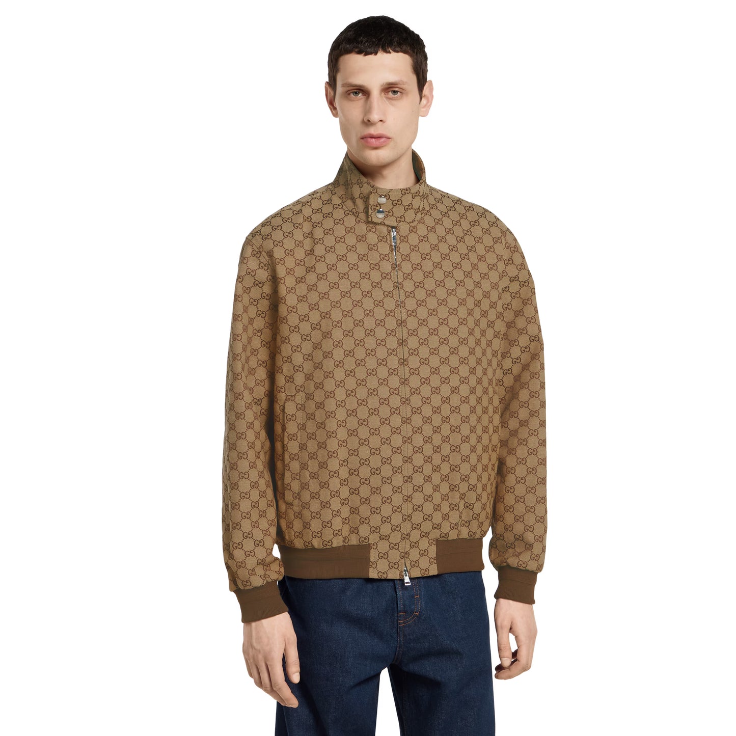 Blouson aviateur en toile GG