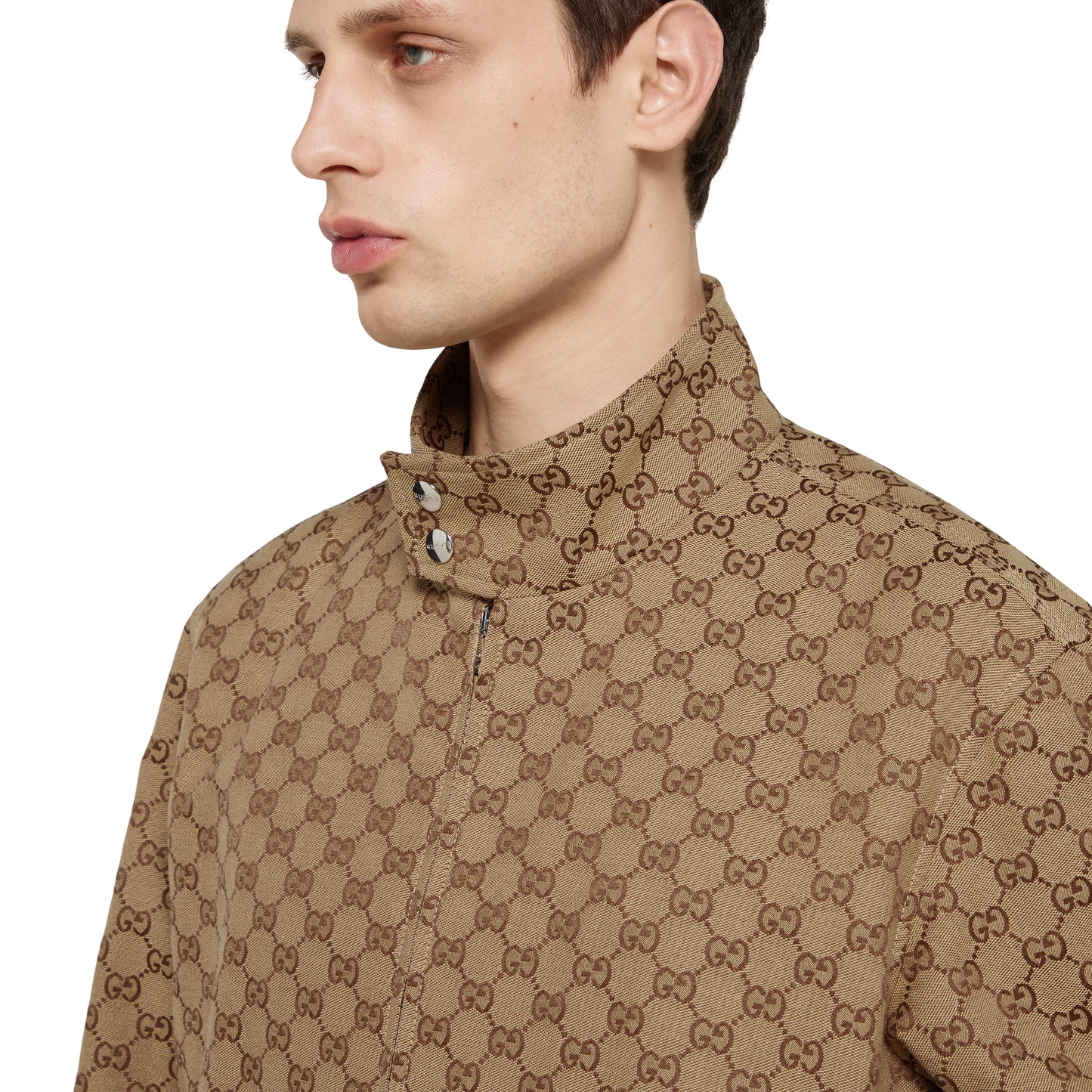 Blouson aviateur en toile GG
