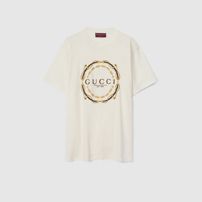 T-shirt en jersey de coton avec imprimé