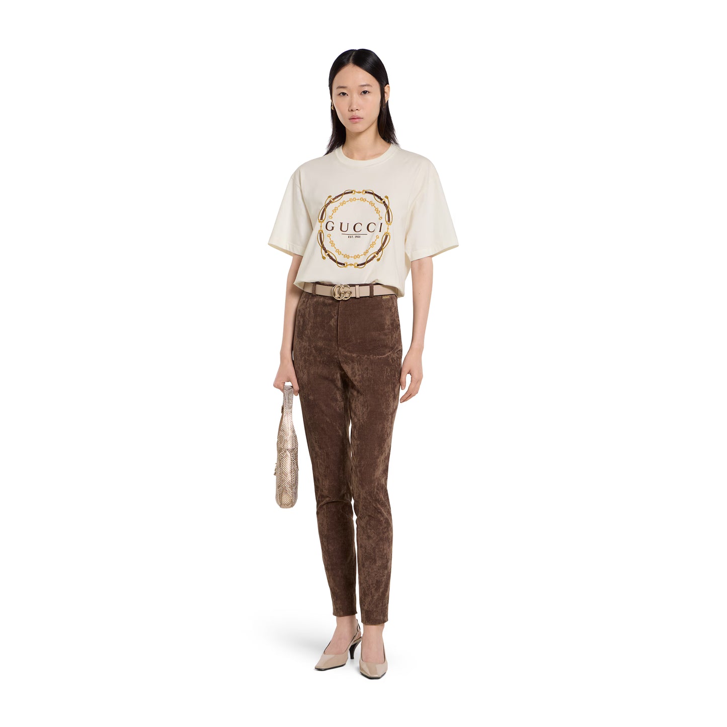 T-shirt en jersey de coton avec imprimé