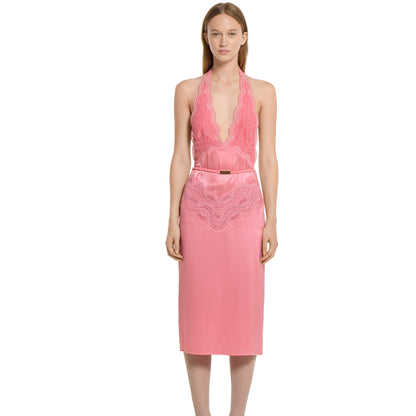 Robe en satin de soie