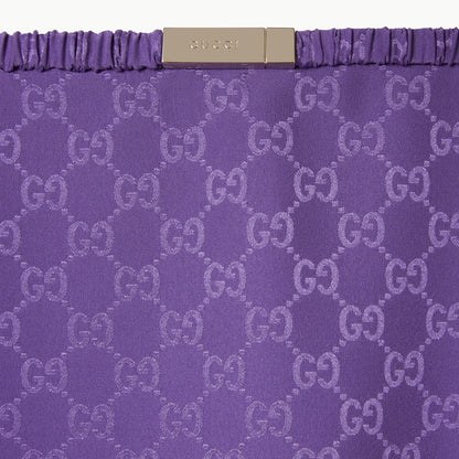 Jupe en jacquard de soie GG