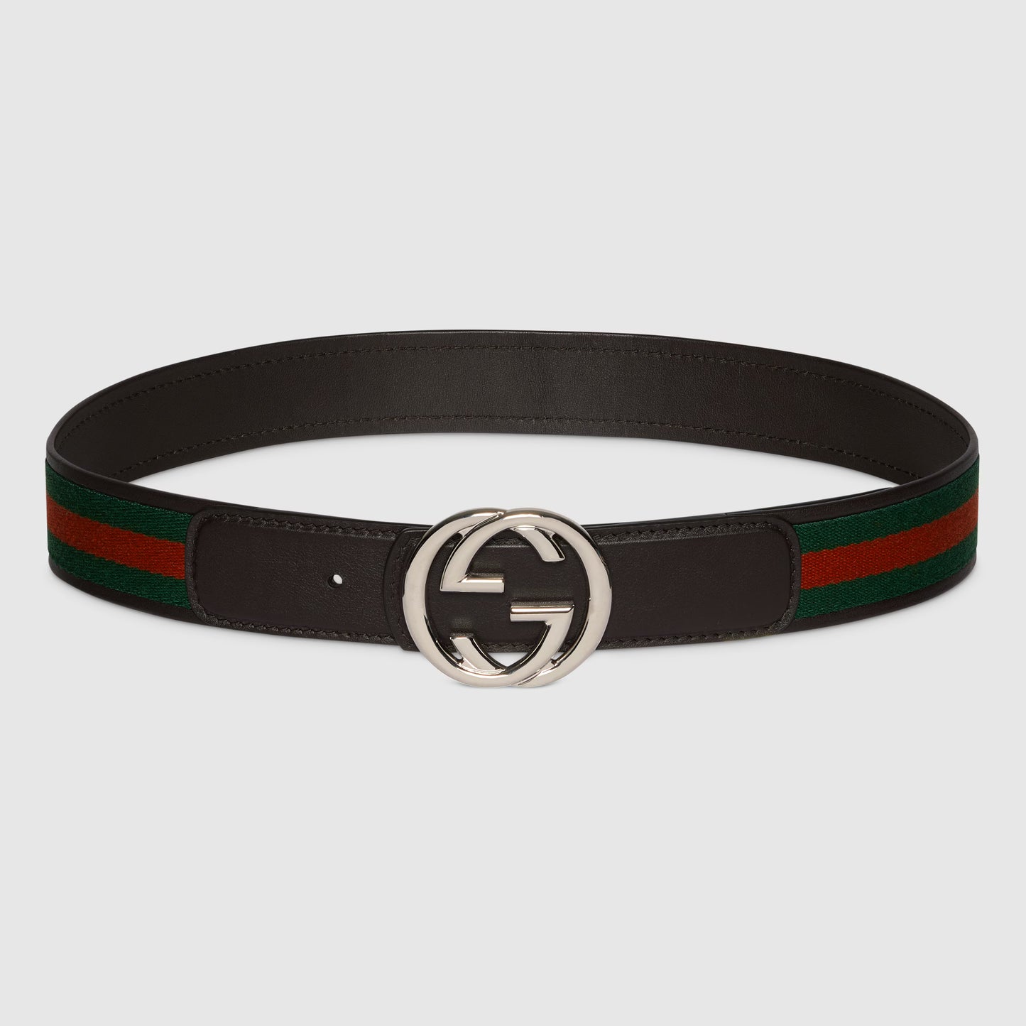 Ceinture réversible avec boucle GG