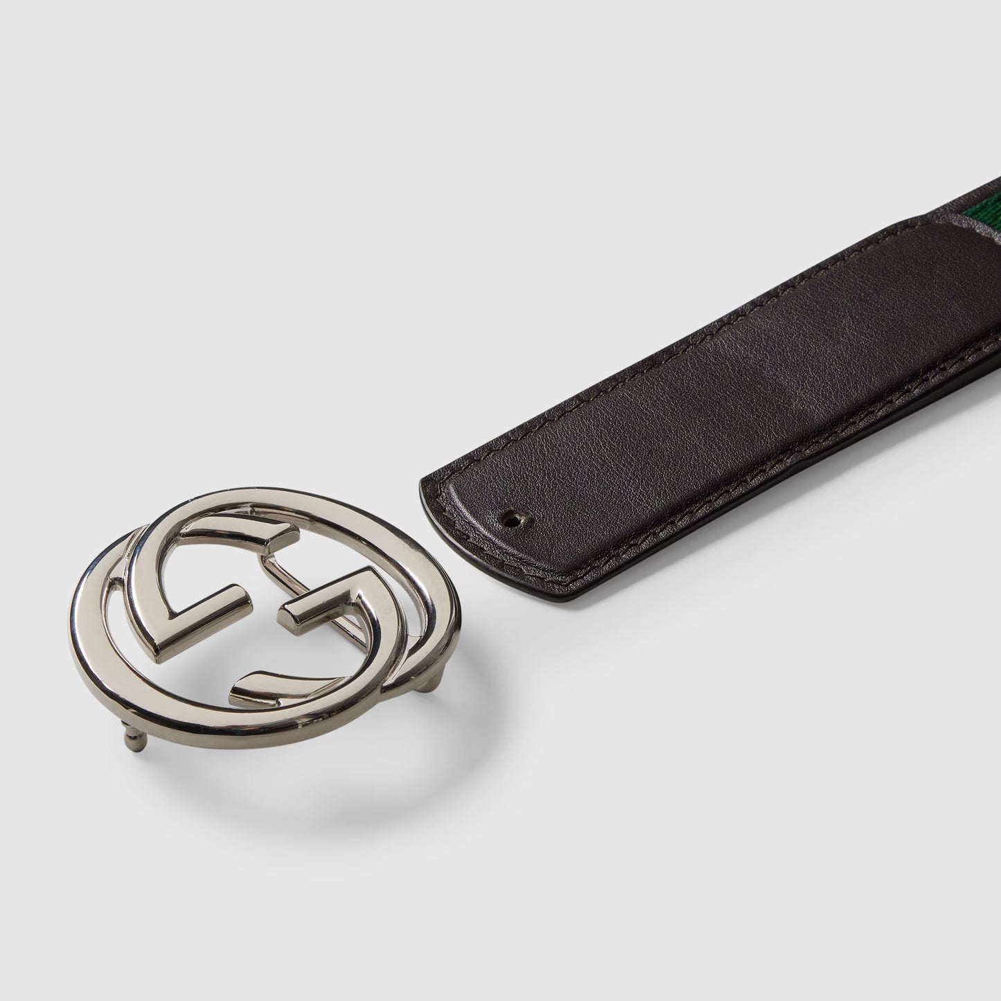 Ceinture réversible avec boucle GG
