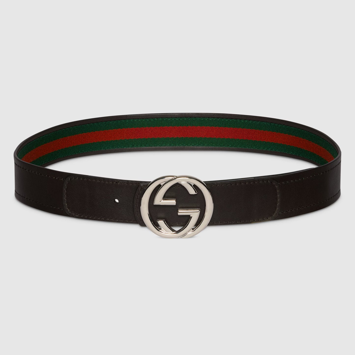 Ceinture réversible avec boucle GG