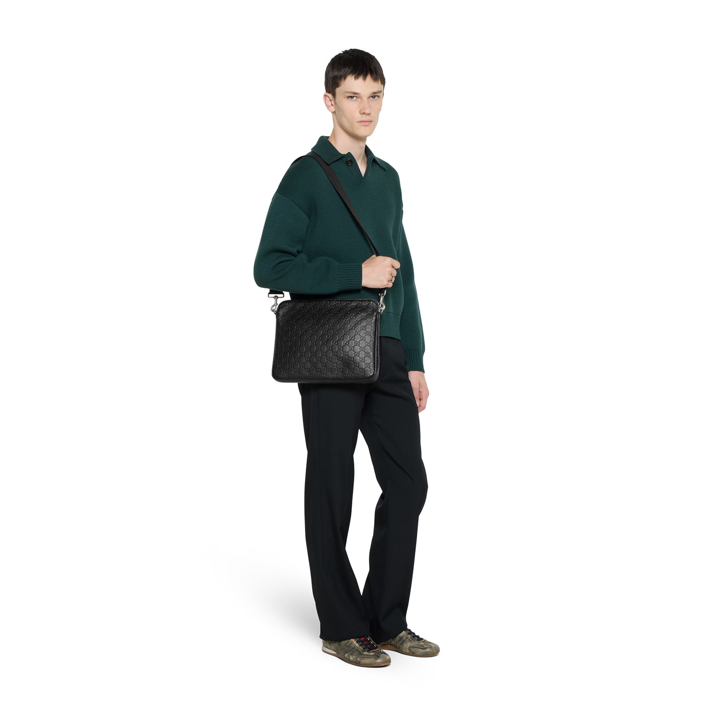 Sac à bandoulière GG Emblem moyen format