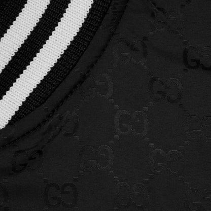 Veste zippée réversible en sergé de nylon