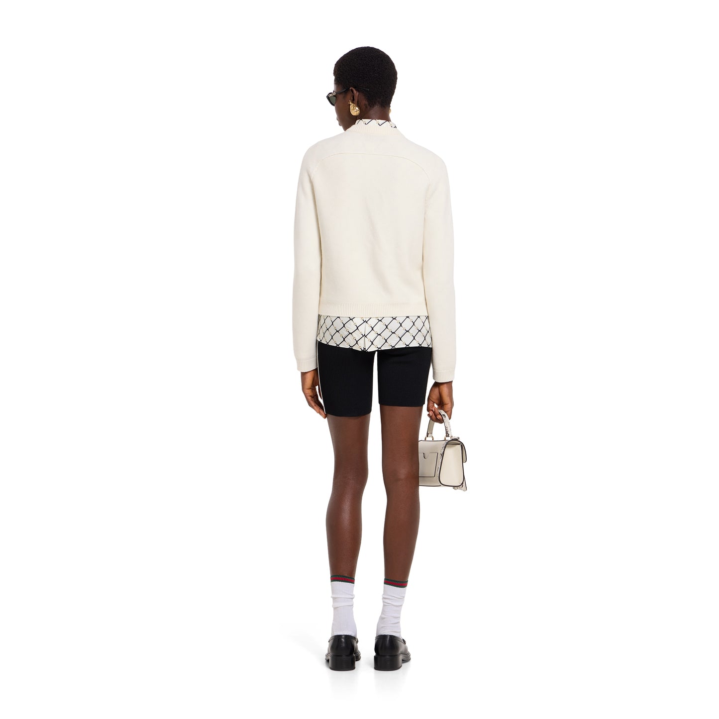 Cardigan en laine et cachemire avec Mors