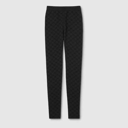 Legging élastique en jacquard GG