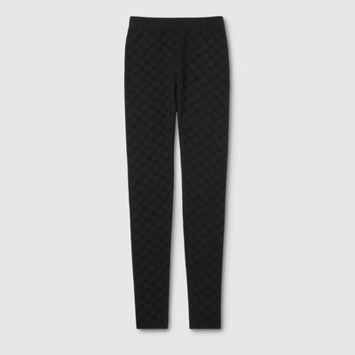 Legging élastique en jacquard GG