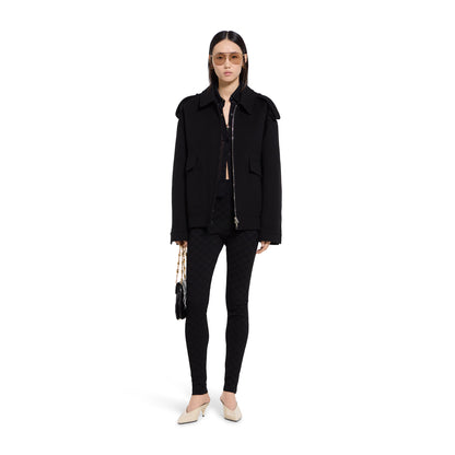 Legging élastique en jacquard GG
