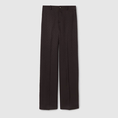 Hose aus Seidenjacquard mit Horsebit