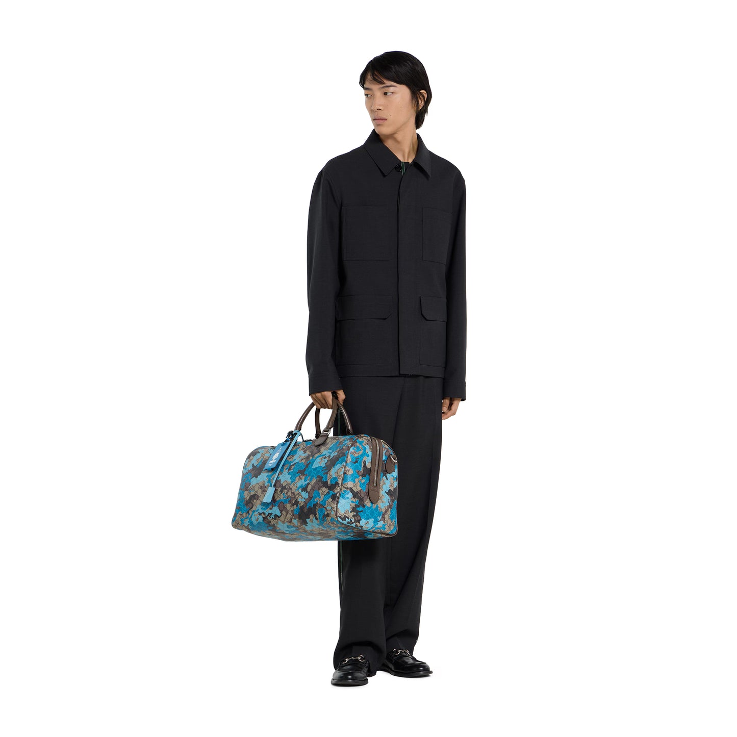 Veste en laine avec liseré Gucci