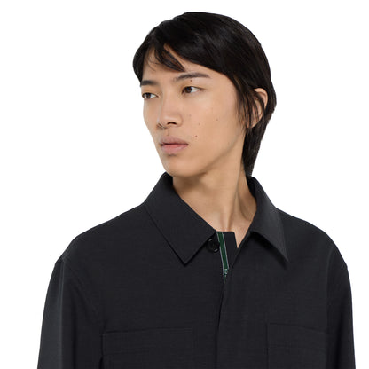 Veste en laine avec liseré Gucci