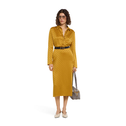 Robe en jacquard acétate GG