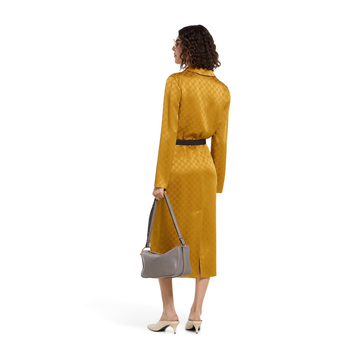 Robe en jacquard acétate GG