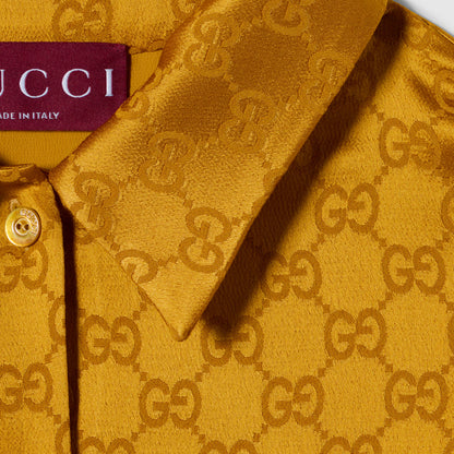 Robe en jacquard acétate GG