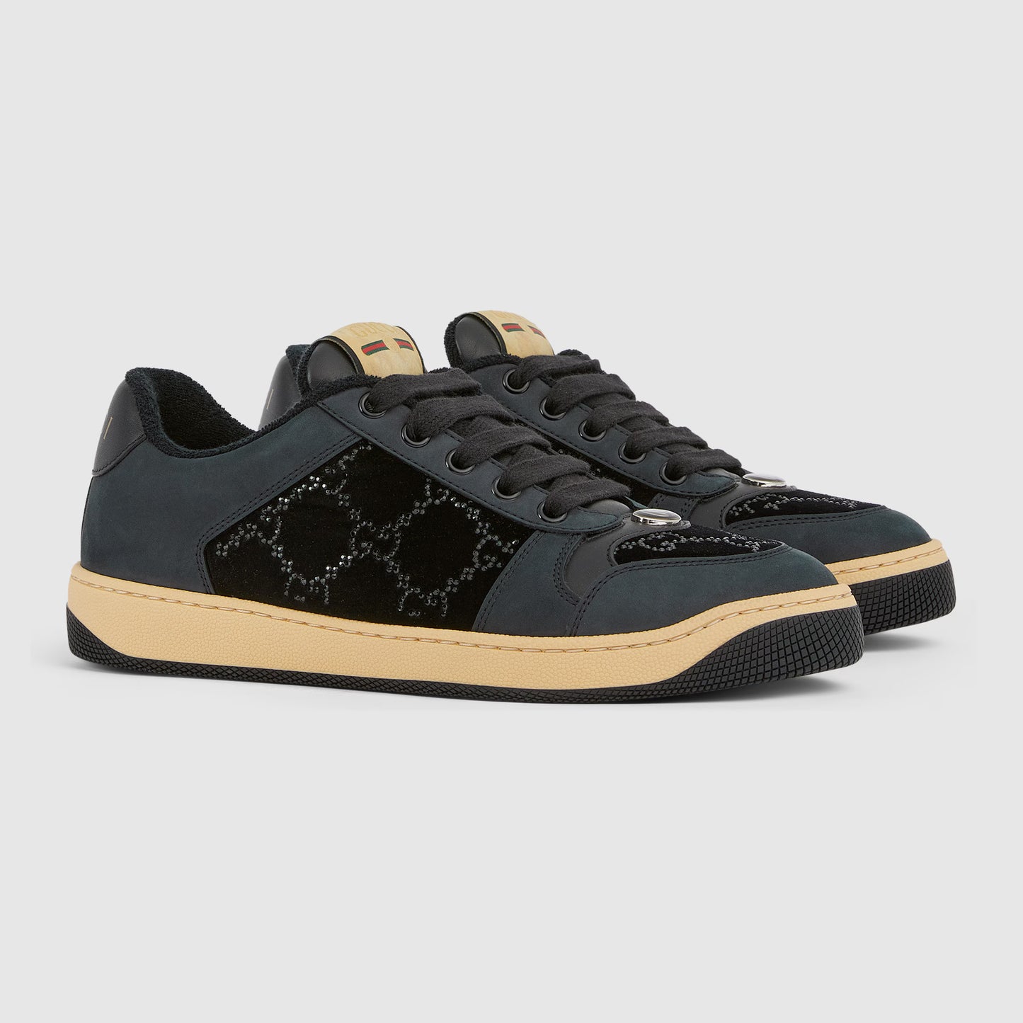 Sneaker Screener avec détail GG en cristaux pour femme