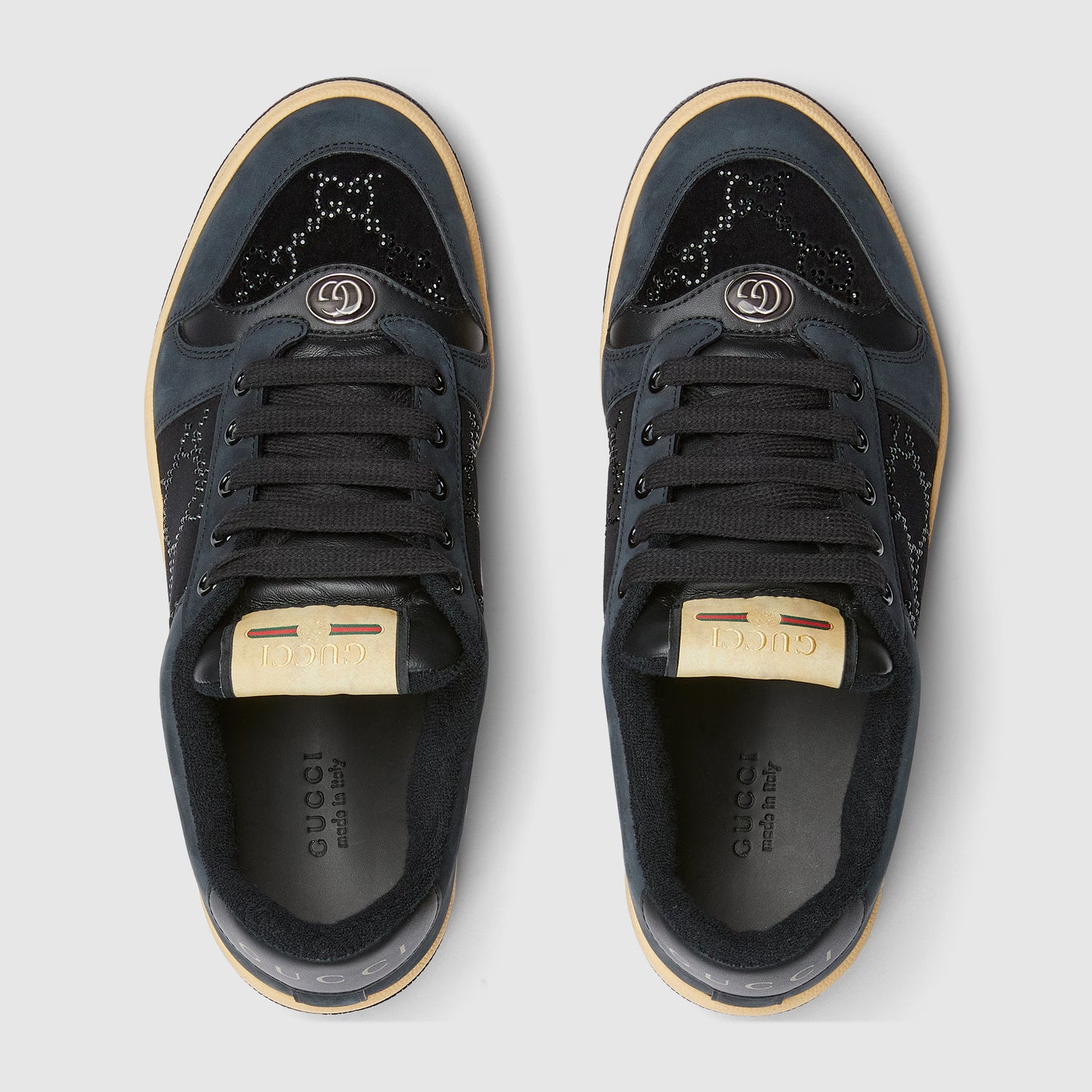 Sneaker Screener avec détail GG en cristaux pour femme