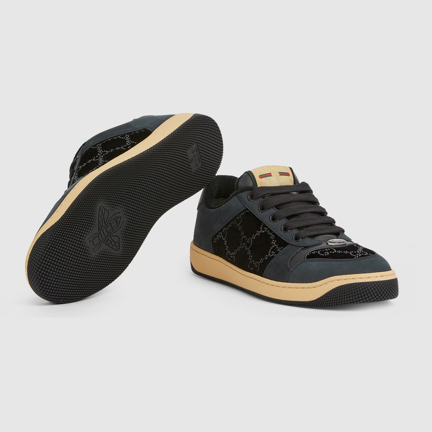 Sneaker Screener avec détail GG en cristaux pour femme