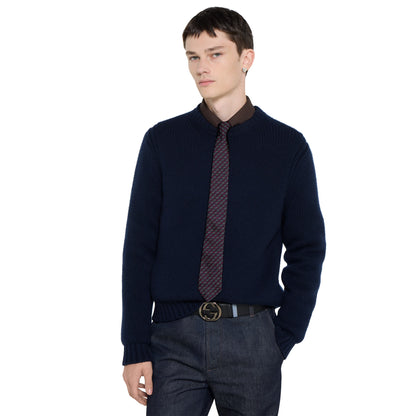 Cravate en jacquard de soie GG