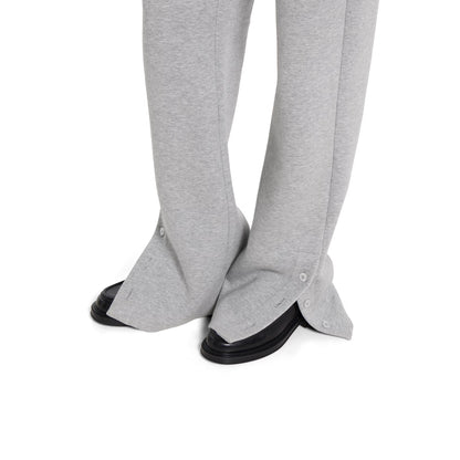 Pantalon décontracté en jersey de coton avec bande Web