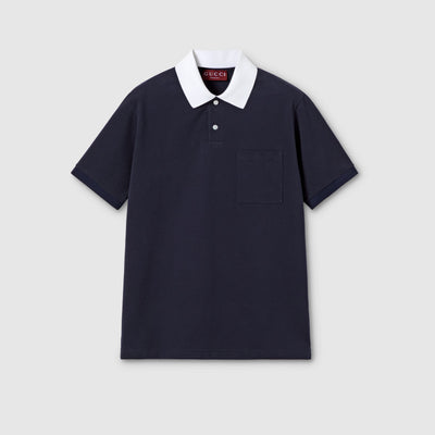 Poloshirt aus Stretch-Baumwoll-Piqué
