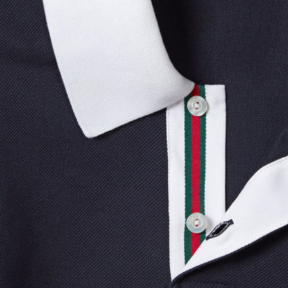 Polo en piqué de coton stretch